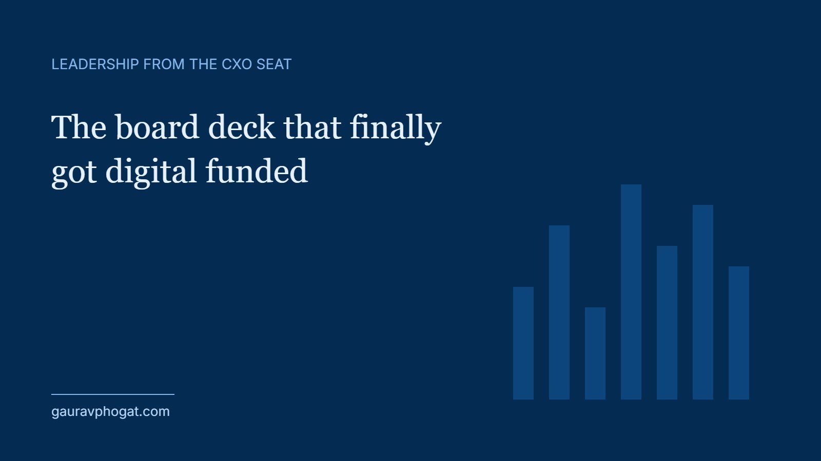 The board deck that finally got digital funded
