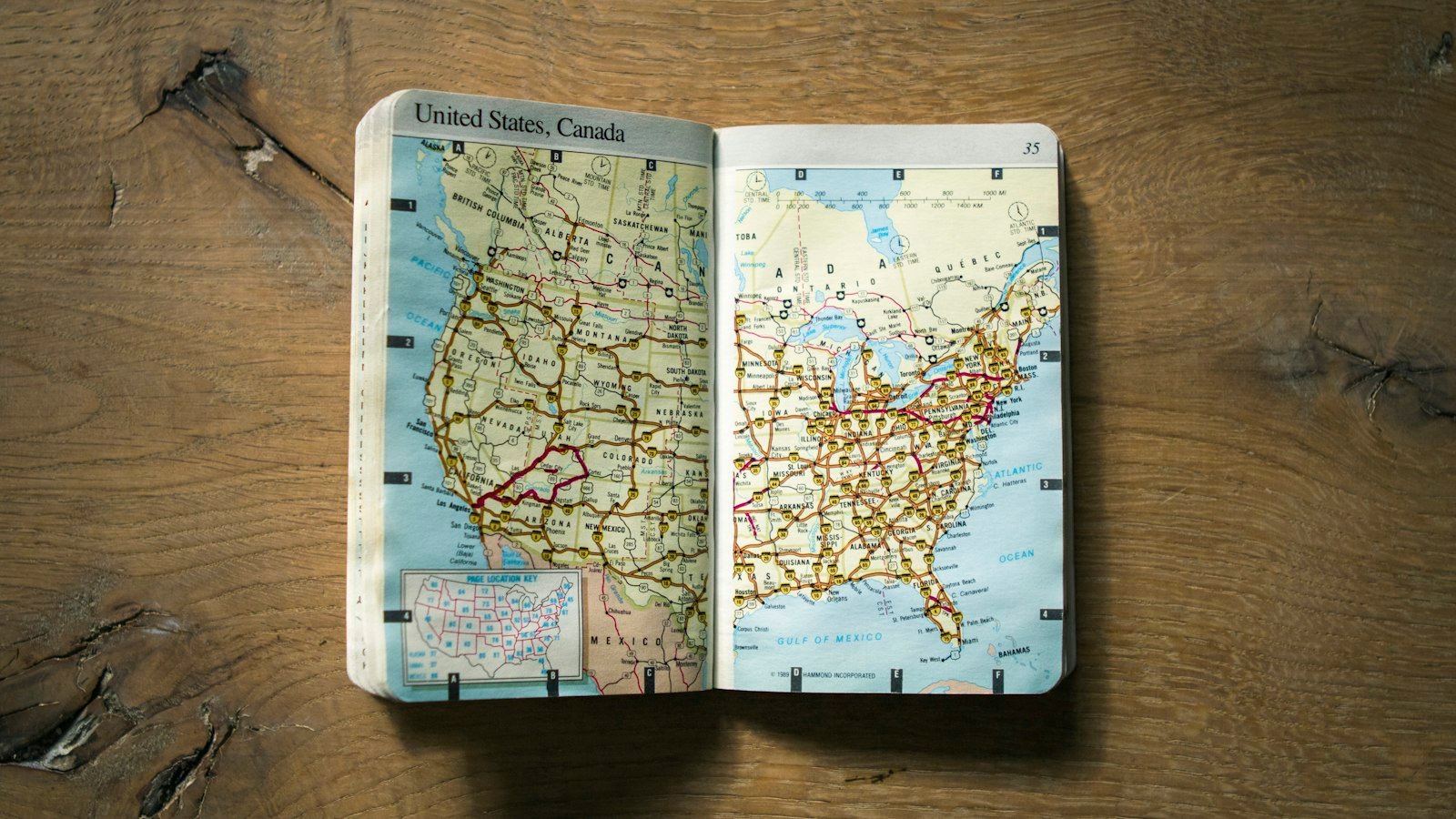 Index cards and a notebook laid out on a desk for planning