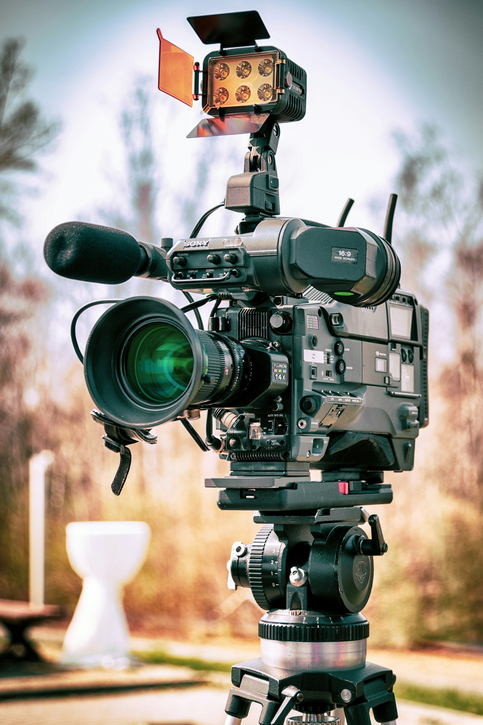 Television news camera equipment