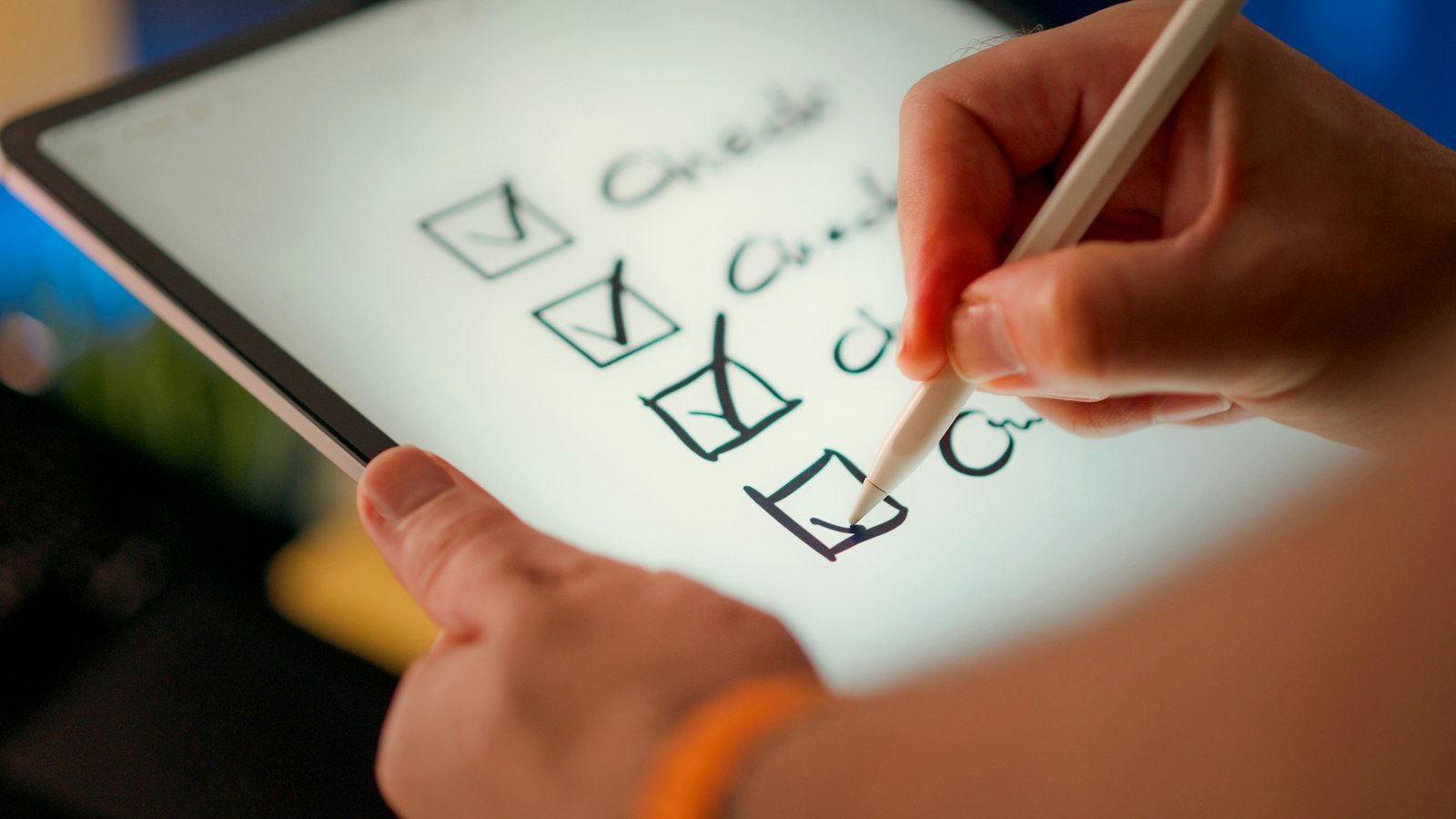 A checklist on a clipboard, representing website compliance
