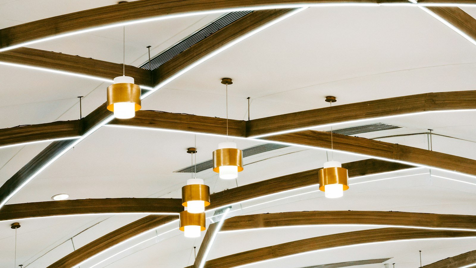 A pattern of ceiling lights, representing reputation